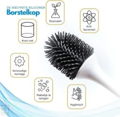 MyLife WC Borstel Met Houder - Toiletborstel - Staand Of Hangend - Extra Hygiënisch - Inclusief Muurklever - Ventilatieroosters - Nieuw Design 16 MyLife WC Borstel Met Houder - Toiletborstel - Staand Of Hangend - Extra Hygiënisch - Inclusief Muurklever - Ventilatieroosters - Nieuw Design -Badkamer Accessoires Winkel 1200x1170 4