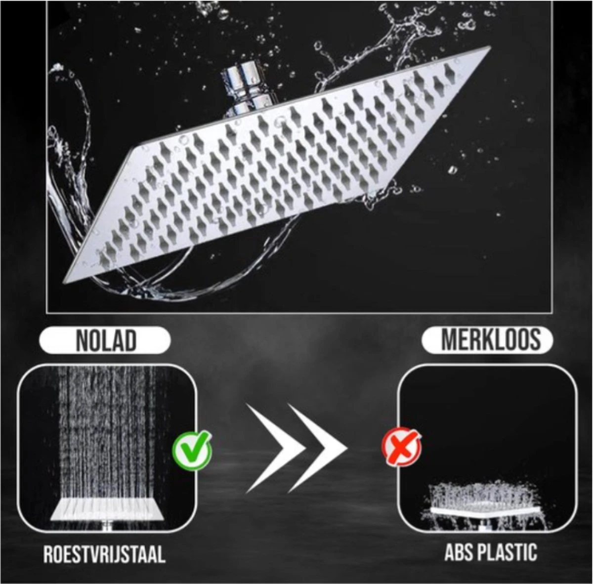 Merkloos Regendouchekop Deluxe | ø 35 Cm | Douchekop Met Slang En Houder | Douchekop | Doucheslang | Douchekophouder | Complete Doucheset | Roestvrij Staal | 360° Draaibaar | Badkamer Accessoires | Elite Pure Chrome Collection 2022 5 Merkloos Regendouchekop Deluxe | ø 35 Cm | Douchekop Met Slang En Houder | Douchekop | Doucheslang | Douchekophouder | Complete Doucheset | Roestvrij Staal | 360° Draaibaar | Badkamer Accessoires | Elite Pure Chrome Collection 2022 - Afbeelding 3