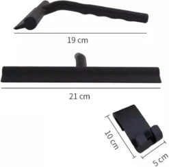 Minismus Douchewisser Zwart Met Ophanghaak - Raamwisser - Trekker Douche - Douchewissers - Raamtrekker - Douchetrekker -Badkamer Accessoires Winkel 1200x1183