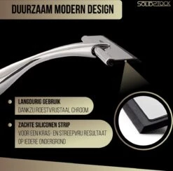 Douchewisser Rvs - Luxe Trekker Douche - Raamwisser Met Ophanghaak - Douchetrekker - Niet Boren - Chroom 15 Douchewisser Rvs - Luxe Trekker Douche - Raamwisser Met Ophanghaak - Douchetrekker - Niet Boren - Chroom -Badkamer Accessoires Winkel 1200x1187 3