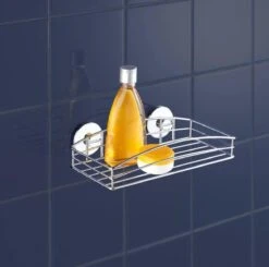 WENKO Vacuum-Loc Doucherek Chroom - Bevestigen Zonder Boren -Badkamer Accessoires Winkel 1200x1192 2