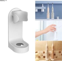 Merkloos Elektrische Tandenborstelhouder - Wit 9 Merkloos Elektrische Tandenborstelhouder - Wit -Badkamer Accessoires Winkel 1200x1192 3