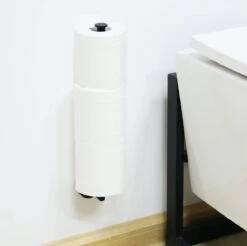 Wc Rolhouder Reserverolhouder Toiletrolhouder Voor 3 Rollen Zwart - Badkamer Accessoires - Hangend -Badkamer Accessoires Winkel 1200x1193 4
