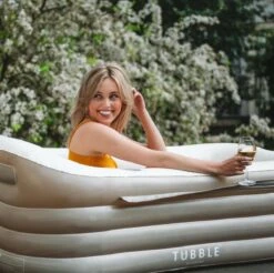 Tubble® Royale Air Bath - 255L - Ambient Taupe - Opblaasbaar Ligbad – Voor Volwassenen -Badkamer Accessoires Winkel 1200x1194 13