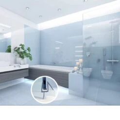 Minismus Douchedeurafdichting Met Waterkering (2 Strips Van 1 Meter, Makkelijk Inkortbaar) - Waterstopper Geschikt Voor Glas Van 6 Tot 8 Mm - Douchedorpel - Lekstrip Voor Horizontale Bevestiging 27 Minismus Douchedeurafdichting Met Waterkering (2 Strips Van 1 Meter, Makkelijk Inkortbaar) - Waterstopper Geschikt Voor Glas Van 6 Tot 8 Mm - Douchedorpel - Lekstrip Voor Horizontale Bevestiging -Badkamer Accessoires Winkel 1200x1195 12