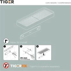 Tiger Carv - Planchet 28 Cm - Zwart -Badkamer Accessoires Winkel 1200x1197 16