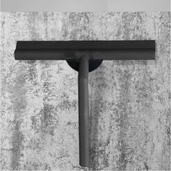 Minismus Douchewisser Met Magneethouder Ophangsysteem Zonder Boren - 21 Cm Breed - Zwart -Badkamer Accessoires Winkel 1200x1197 7