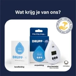 Tool Meister DRUPP - Douchetimer - Douche/Shower/Badkamer Timer & Klok - Coach - Waterdicht - Incl. Zuignap & Batterij -Badkamer Accessoires Winkel 1200x1199 15
