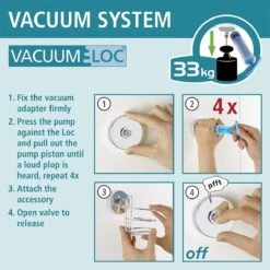 WENKO Vacuum-Loc Doucherek Chroom - Bevestigen Zonder Boren -Badkamer Accessoires Winkel 1200x1199 7