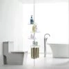 Hoppa! Telescopisch Doucherek Zonder Boren / Uitschuifbaar Douche Rek Van 85-305 Cm - Badopbergrek - Wit -Badkamer Accessoires Winkel 1200x1200 1015