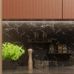 BrandtBergkamp RVS Doucherek 2 Laags – Zonder Boren – Doucherekje Hangend – Badkamerrek Zwart -Badkamer Accessoires Winkel 1200x1200 1039