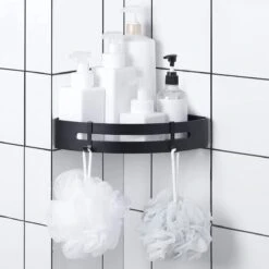 Sens Design Doucherekjes Set Van 3 - Doucherek Zonder Boren - Zwart -Badkamer Accessoires Winkel 1200x1200 1069