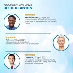 WITTS Doucherek - 2 Laags - Doucherek Zonder Boren - Doucherek Hangend - Doucherekje – Roestvrijj -Badkamer Accessoires Winkel 1200x1200 1079