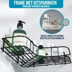 Strex Doucherek Hoekvorm - 2 Stuks - Bevestigen Zonder Boren Of Schroeven -Badkamer Accessoires Winkel 1200x1200 1156