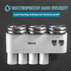 LuxeBass Tandenborstel Organizer | Tandenborstelhouder | Automatisch Tandpasta Dispenser | Met Lade En Opbergvak Voor Badkamer - LB544 -Badkamer Accessoires Winkel 1200x1200 1249