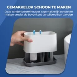 Roegaarden Tandenborstelhouder – Badkamer Organizer – 6 Sorteervakken - Met Lekbak -Wit 10 Roegaarden Tandenborstelhouder – Badkamer Organizer – 6 Sorteervakken - Met Lekbak -Wit -Badkamer Accessoires Winkel 1200x1200 1310