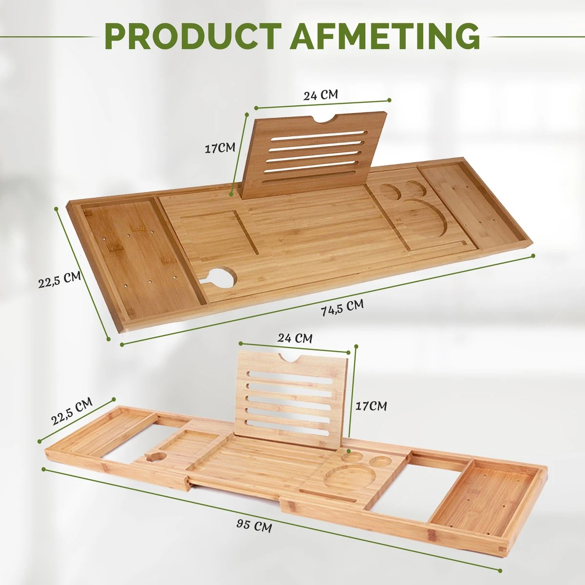 Krexs - Badplank – Badbrug - Badplank Voor In Bad – Badrekje - Badtafel - Badkuip Plank - Bamboe Badplank 11 Krexs - Badplank – Badbrug - Badplank Voor In Bad – Badrekje - Badtafel - Badkuip Plank - Bamboe Badplank - Afbeelding 9