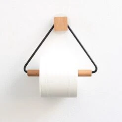 Toiletrolhouder Zonder Boren- Wc Rolhouder - Zuignap - Zelfklevend - Hout -Badkamer Accessoires Winkel 1200x1200 136