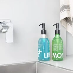 Navaris Roestvrijstalen Zeepdispenserkop Set X2 - Opschroefbare Pompkop Voor Flessen - 26-28 Mm Mondstuk Voor Vloeistof, Lotion - Zwart -Badkamer Accessoires Winkel 1200x1200 1412