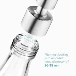 Navaris Roestvrijstalen Zeepdispenserkop Set X2 - Opschroefbare Pompkop Voor Flessen - 22-24 Mm Mondstuk Voor Vloeistof, Lotion - Zilverkleurig -Badkamer Accessoires Winkel 1200x1200 1458