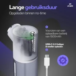 Lavrai - Automatische Zeepdispenser - Zeeppompje - Met LCD Scherm - Opldaadbaar - En Infrarood Sensor 14 Lavrai - Automatische Zeepdispenser - Zeeppompje - Met LCD Scherm - Opldaadbaar - En Infrarood Sensor -Badkamer Accessoires Winkel 1200x1200 1479