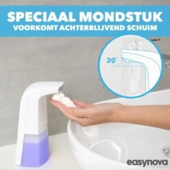 Automatische Foam Dispenser - Schuim - Zeep - Zeepdispenser - Hygiëne - Infrarood Sensor - Schuimzeep Dispenser - Zeeppompje - Elektrische Zeep Dispenser - Dettol Mousse -Badkamer Accessoires Winkel 1200x1200 1486