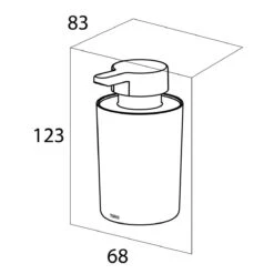 Tiger Urban - Zeepdispenser Vrijstaand - Zwart -Badkamer Accessoires Winkel 1200x1200 1520