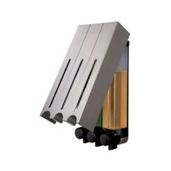 Zeepdispenser - RVS Kleur - 3 Kamer - 3 Reservoirs - 3 X 500ml - Hangend - Wandmontage -Badkamer Accessoires Winkel 1200x1200 1524