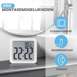 VAIVE Douchetimer Waterdicht - Douchewekker - Douche Zandloper - Klok - Shower Timer -Badkamer Accessoires Winkel 1200x1200 1525