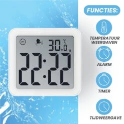 VAIVE Douchetimer Waterdicht - Douchewekker - Douche Zandloper - Klok - Shower Timer -Badkamer Accessoires Winkel 1200x1200 1526