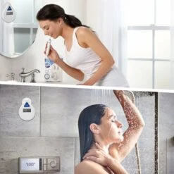 Douchetimer - Douchewekker - Showertimer - Douche Klok - Douchecoach - Met Zuignap - Waterbesparend - Digitaal - 5 Minuten -Badkamer Accessoires Winkel 1200x1200 1533