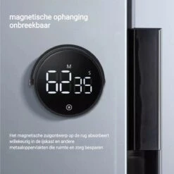 Merkloos Douchetimer - Douchewekker - Magnetisch - Digitaal - Spatwaterdicht - Zwart 15 Merkloos Douchetimer - Douchewekker - Magnetisch - Digitaal - Spatwaterdicht - Zwart -Badkamer Accessoires Winkel 1200x1200 1535