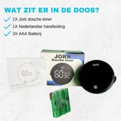 Jork - Douche Timer - Douchetimer - Badkamer Klok - Doucheklok - Kookwekker Analoog - Douchetimer 5 Minuten - Douchetimer Waterdicht - Inclusief Batterijen - 3x AAA - IPX8 Waterdicht 15 Jork - Douche Timer - Douchetimer - Badkamer Klok - Doucheklok - Kookwekker Analoog - Douchetimer 5 Minuten - Douchetimer Waterdicht - Inclusief Batterijen - 3x AAA - IPX8 Waterdicht -Badkamer Accessoires Winkel 1200x1200 1540