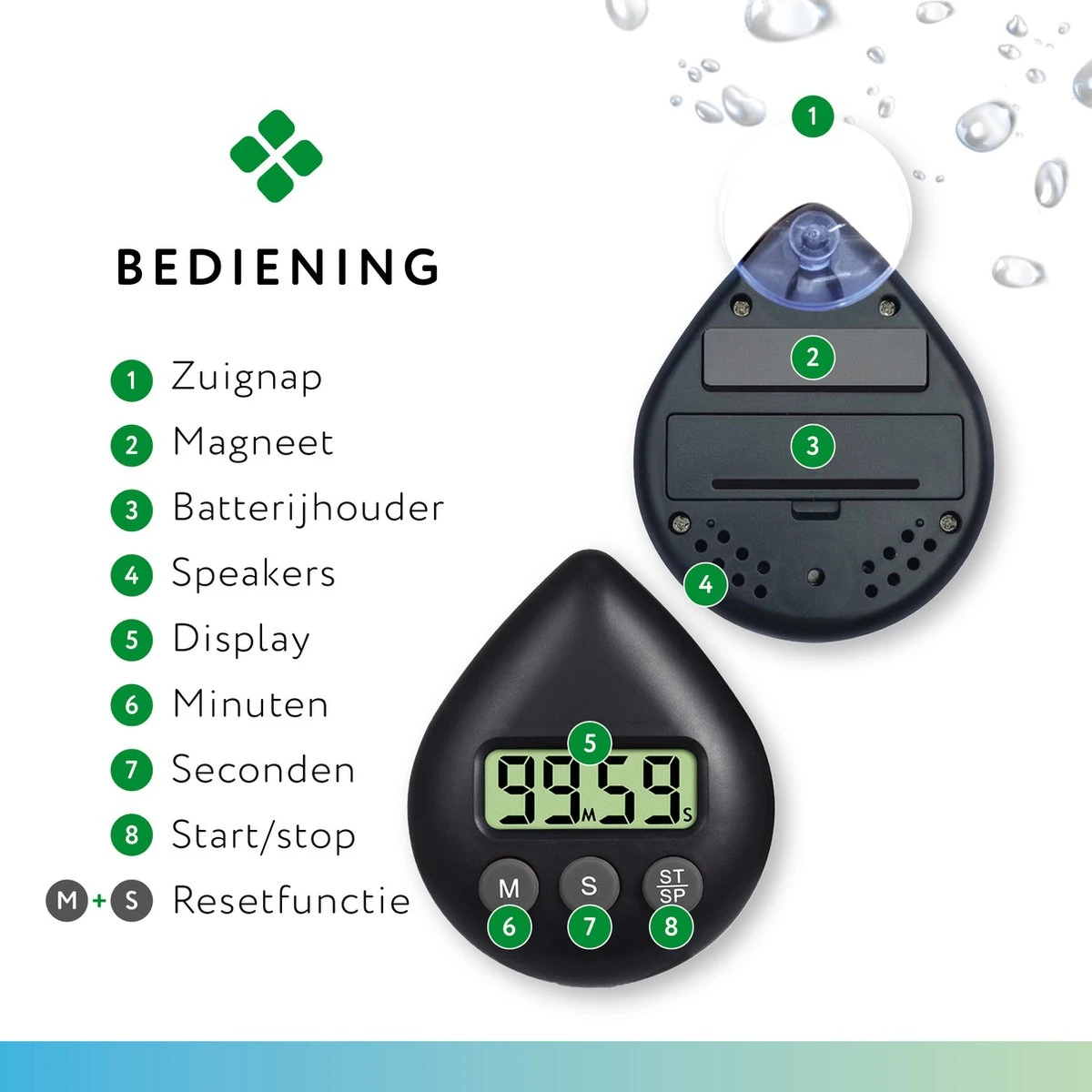 Lifect® Douchetimer 5 Minuten - Douche Wekker - Zandloper- Timer - Douche Klok - Showertimer- Douchecoach- Timer Douche 5 Lifect® Douchetimer 5 Minuten - Douche Wekker - Zandloper- Timer - Douche Klok - Showertimer- Douchecoach- Timer Douche - Afbeelding 3