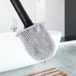 WC Borstel – Siliconen – Zwart – WC Borstel Met Houder – Vrijstaand – Hangend – WC Borstel En Houder – WC Borstel Zwart -Badkamer Accessoires Winkel 1200x1200 164
