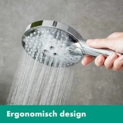 Hansgrohe Raindance Select S - Handdouche 120 PowderRain - 3 Straalsoorten - Chroom -Badkamer Accessoires Winkel 1200x1200 1661