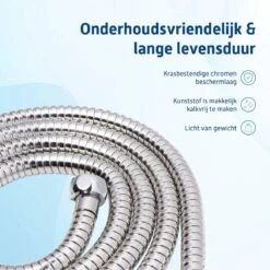 Saqu Express Doucheslang 175 Cm - Chroom 9 Saqu Express Doucheslang 175 Cm - Chroom -Badkamer Accessoires Winkel 1200x1200 1710