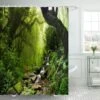 Ulticool Douchegordijn - Regenwoud Natuur Eco Planten Waterval - 180 X 200 Cm - Semi Transparant - Met 12 Ringen Wit - Anti Schimmel - Groen 1 Ulticool Douchegordijn - Regenwoud Natuur Eco Planten Waterval - 180 X 200 Cm - Semi Transparant - Met 12 Ringen Wit - Anti Schimmel - Groen -Badkamer Accessoires Winkel 1200x1200 1724