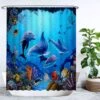 Ulticool Douchegordijn - Dolfijn Zee Vissen Aquarium - 180 X 200 Cm - Semi Transparant - Met 12 Ringen Wit - Anti Schimmel - Blauw 1 Ulticool Douchegordijn - Dolfijn Zee Vissen Aquarium - 180 X 200 Cm - Semi Transparant - Met 12 Ringen Wit - Anti Schimmel - Blauw -Badkamer Accessoires Winkel 1200x1200 1758