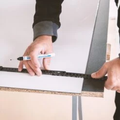 Douche Achterwand - Schulte Deco Design Softtouch - Steen Antraciet - 100x255cm - Wanddecoratie - Muurdecoratie - Badkamer Wandpaneel - Muurbekleding -Badkamer Accessoires Winkel 1200x1200 1787