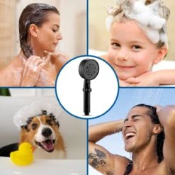 Imperatoris | DoucheSet - Douchekop Met Slang, Houder & Badmuts/Douchemuts - Waterbesparend – Hoge Druk – Regendouche - Zwart Mat -Badkamer Accessoires Winkel 1200x1200 1826