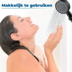 Imperatoris | DoucheSet - Douchekop Met Slang, Houder & Badmuts/Douchemuts - Waterbesparend – Hoge Druk – Regendouche - Zwart Mat -Badkamer Accessoires Winkel 1200x1200 1827