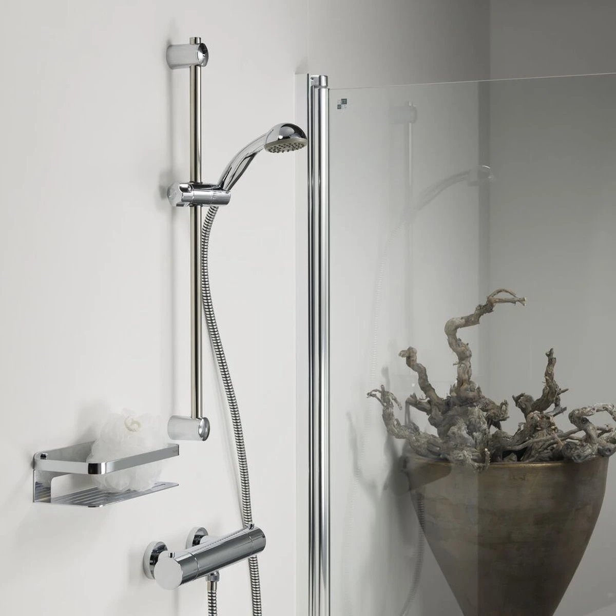 Tiger Como Handdouche - Douchekop Ø 7,5 Cm - Volle Straal - Chroom 6 Tiger Como Handdouche - Douchekop Ø 7,5 Cm - Volle Straal - Chroom - Afbeelding 4