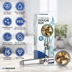 MM Brands Waterbesparende Douchekop - Handdouche Met Hoge Druk - Regendouche Waterbesparend -Badkamer Accessoires Winkel 1200x1200 1865