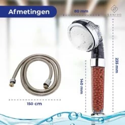 Waterbesparende Douchekop Ionische Douchekop Incl. Doucheslang - Douchefilter - Waterfilter - Handdouche - Met Mineraalstenen - Douchekop Met Slang – Transparant – Incl. Doucheslang 17 Waterbesparende Douchekop Ionische Douchekop Incl. Doucheslang - Douchefilter - Waterfilter - Handdouche - Met Mineraalstenen - Douchekop Met Slang – Transparant – Incl. Doucheslang -Badkamer Accessoires Winkel 1200x1200 1874