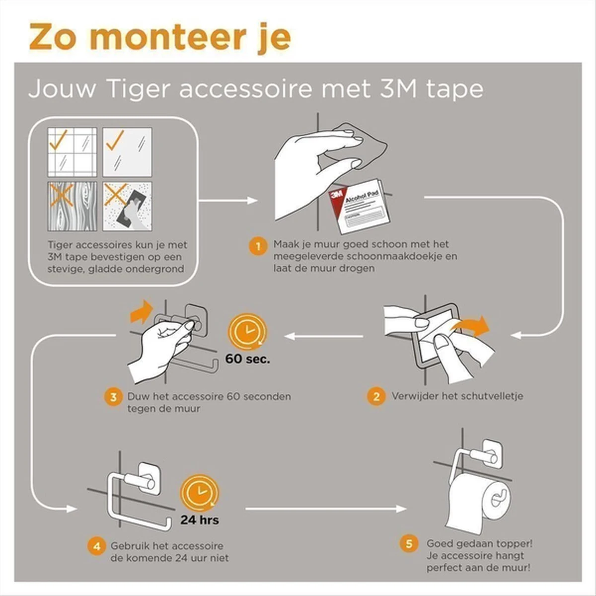 Tiger Tune - Toiletrolhouder Met Klep - Messing Geborsteld / Zwart 14 Tiger Tune - Toiletrolhouder Met Klep - Messing Geborsteld / Zwart - Afbeelding 12