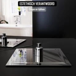 Regendouchekop Deluxe - ø 28CM - Douchekop Met Doucheslang En Douchekophouder - RVS -Badkamer Accessoires Winkel 1200x1200 1882