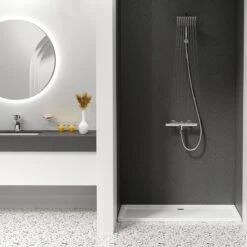 Regendouchekop Deluxe - ø 28CM - Douchekop Met Doucheslang En Douchekophouder - RVS -Badkamer Accessoires Winkel 1200x1200 1884