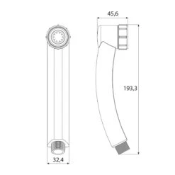 Tiger Turbo Saver Handdouche - Douchekop Ø 3,5 Cm - Tot 60% Waterbesparend - Chroom -Badkamer Accessoires Winkel 1200x1200 1897