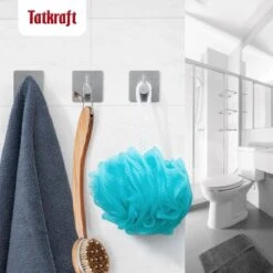 Tatkraft George Heavy Duty Zelfklevende Wandhaakjes - RVS Handdoekhouder Haak - Muur Ophang Zelfklevend Muurhaak Ophanghaakjes - Handdoekklem Keuken Ophanghaak Zonder Boren - Wand Theedoek / Handdoek Houder - Universeel Gebruik - Set Van 4 Stuks 15 Tatkraft George Heavy Duty Zelfklevende Wandhaakjes - RVS Handdoekhouder Haak - Muur Ophang Zelfklevend Muurhaak Ophanghaakjes - Handdoekklem Keuken Ophanghaak Zonder Boren - Wand Theedoek / Handdoek Houder - Universeel Gebruik - Set Van 4 Stuks -Badkamer Accessoires Winkel 1200x1200 190
